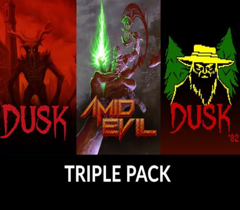 DUSK & AMID EVIL & DUSK '82 Ultimate Edition Triple Pack Bundle