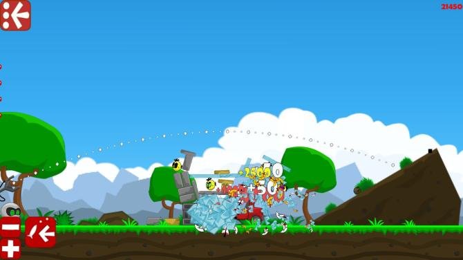 Robot vs Birds Zombies 